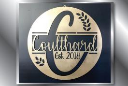 Coulthard family monogram