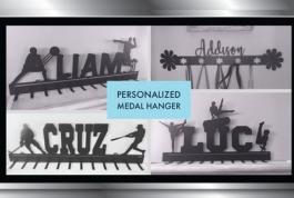 Personalized metal hangers